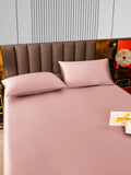 SilkSilky CA 22Momme Pure Silk Bedding Set PaleMauve 003