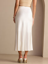 [Ivory] SilkSilky-CA Skirt 002