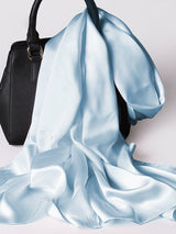 [Light Blue] SilkSilky-CA Scarf 001