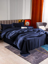 [Dark Blue] SilkSilky-CA 22Momme Bedding Set 003