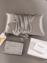 [Gray] SilkSilky-CA 19Momme Pure Silk Pillowcase 007
