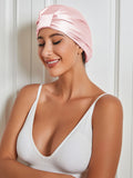 SilkSilky CA Pure Silk Sleep Cap LightPink 004