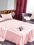 SilkSilky CA 22Momme Pure Silk Bedding Set Pink 004