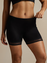 [Black] SilkSilky-CA Pure Silk Panty 003,