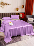 SilkSilky CA 19Momme Pure Silk Bedding Set Lavender 004