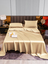 [Beige] SilkSilky-CA 22Momme Pure Silk Bedding Set 001,