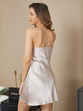 SilkSilky-CA-Pure-Silk-Sleeveless-Tie-Neck-Nightgown-Beige-002