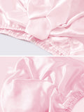 SilkSilky-CA Pure Silk Sleep Cap Pink 004