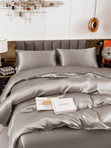[Gray] SilkSilky-CA 19Momme Bedding Set 005