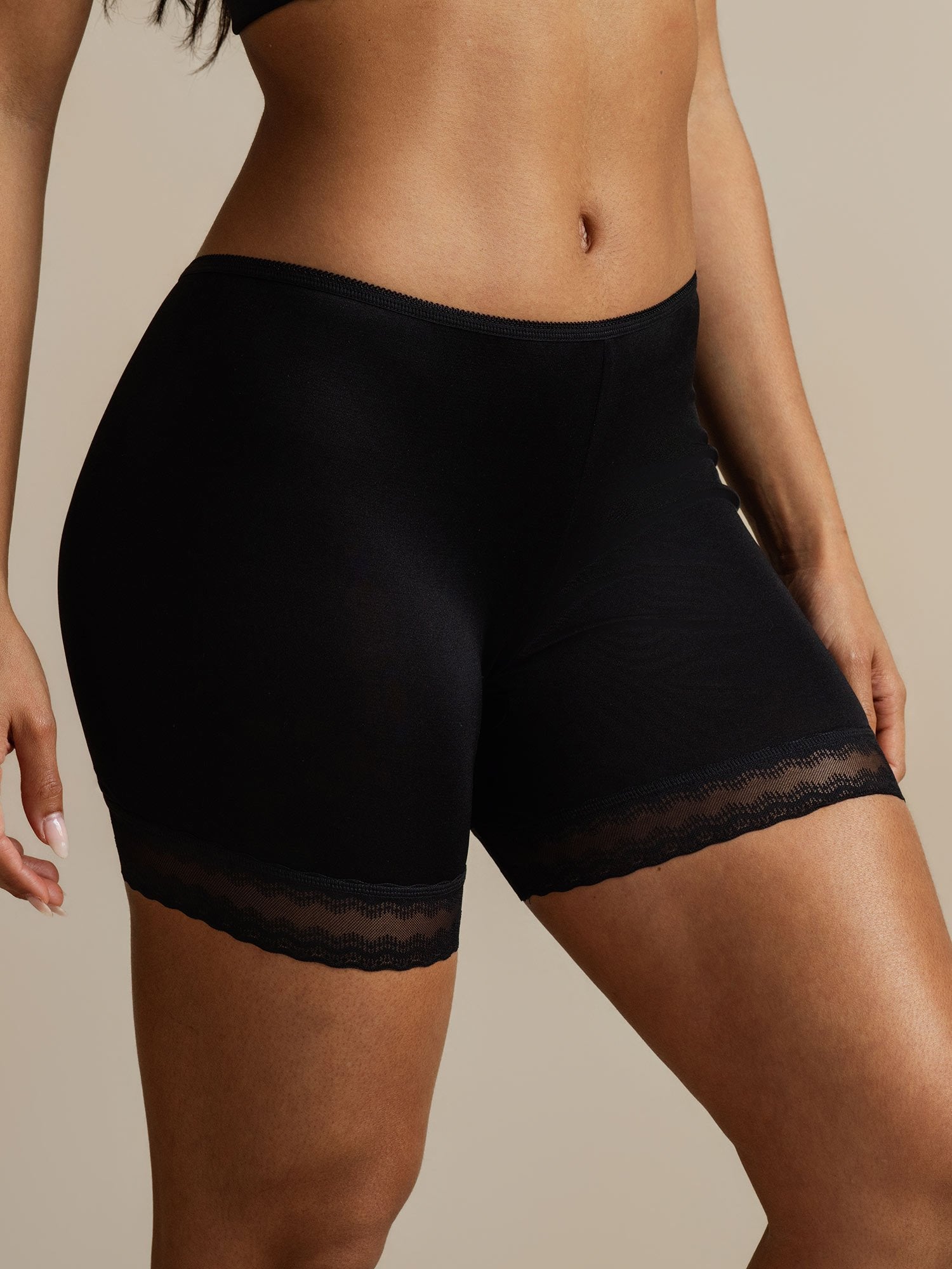 [Black] SilkSilky-CA Pure Silk Panty 006,
