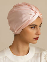 [Pink] SilkSilky-CA Sleep Cap 003