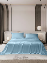 [Light Blue] SilkSilky-CA 19Momme Bedding Set 001