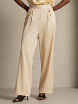 [Champagne] SilkSilky-CA Women's Pants 001