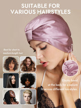 [Pale Mauve] SilkSilky-CA Sleep Cap 005