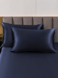 SilkSilky CA 22Momme Pure Silk Pillowcase DarkBlue 001