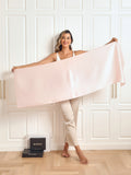 SilkSilky CA Pure Silk Scarf Pink 004