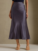 [Dark Gray] SilkSilky-CA Skirt 003