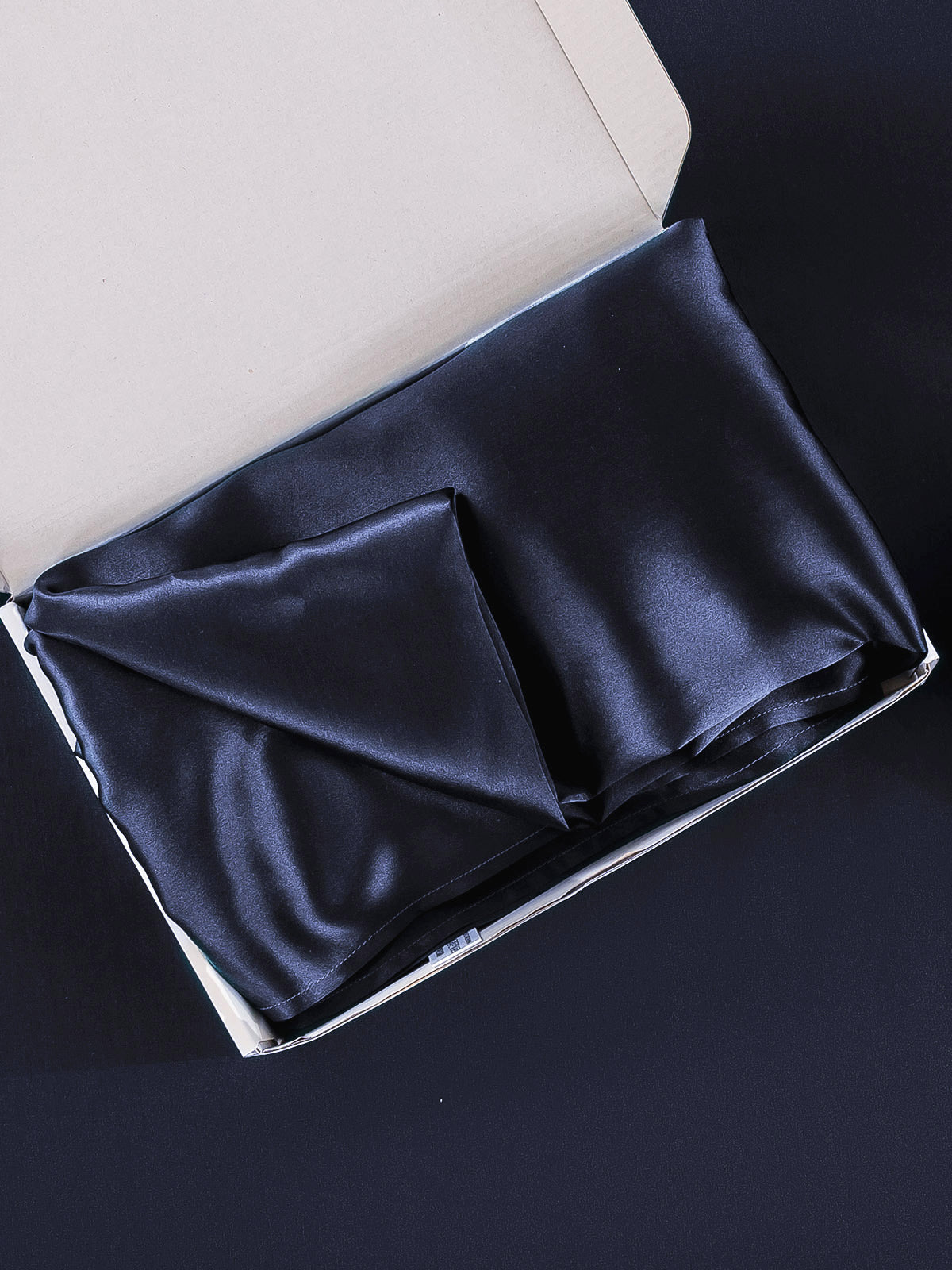 SilkSilky CA 30Momme Pure Silk Pillowcase DarkBlue 006