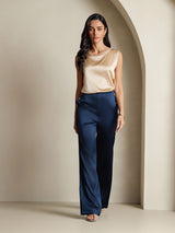 [Champagne] SilkSilky-CA Sleeveless Round Neck Camisole 006