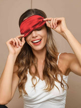 [Dark Red] SilkSilky-CA Eye Mask 004
