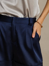 [Dark Blue] SilkSilky-CA Women's Shorts 004