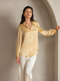 SilkSilky-CA-19Momme-Silk-Long-Sleeve-Collar-Women's-Shirt-Champagne-003