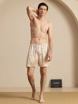 [Champagne] SilkSilky-CA Mens Sleep Bottoms 007
