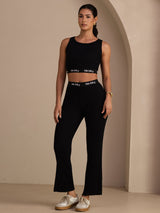 [Black] SilkSilky-CA Womens Pants 006