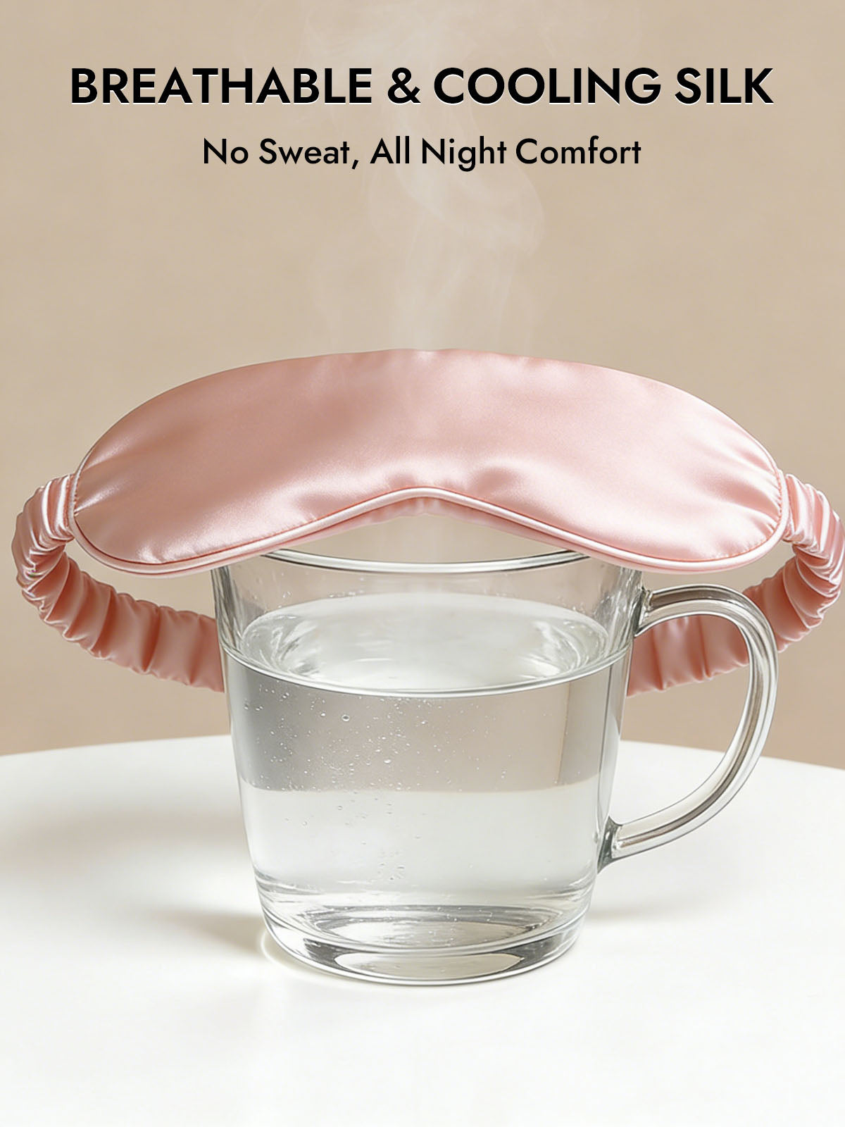 [Pink] SilkSilky-CA 19Momme Pure Silk Eye Mask 004