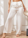 SilkSilky CA Pure Silk Womens Pants White 004