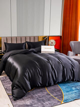 [Black] SilkSilky-CA 22Momme Bedding Set 002