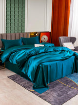 [Teal] SilkSilky-CA 25Momme Bedding Set 002