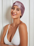 SilkSilky CA Pure Silk Sleep Cap PaleMauve 004