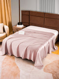 SilkSilky CA 22Momme Pure Silk Sheet PaleMauve 002