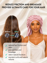 [Pink] SilkSilky-CA Sleep Cap 003