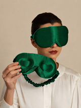 [Dark Green] SilkSilky-CA Eye Mask 001