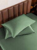 SilkSilky-CA 30Momme Pure Silk Pillowcase GrayishGreen 002