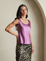 [Deep Purple] SilkSilky-CA Sleeveless Camisole 006
