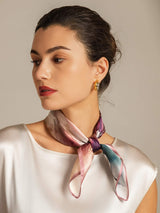[P102] SilkSilky-CA Pure Silk Scarf 004,