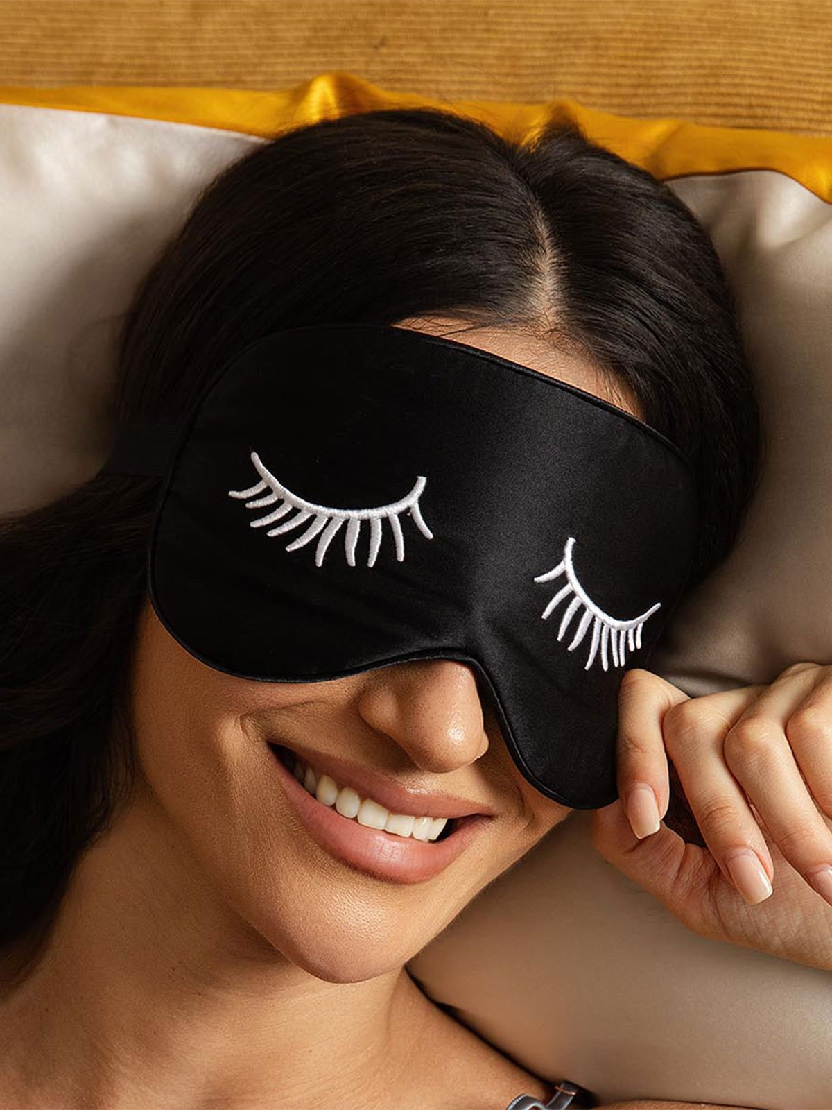 [WhiteEyelashes] SilkSilky-CA Pure Silk Eye Mask 002