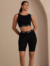 [Black] SilkSilky-CA Womens Shorts 004