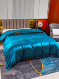 SilkSilky CA 22Momme Pure Silk Duvet Cover Teal 002