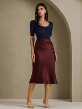 [Coffee] SilkSilky-CA Skirt 001