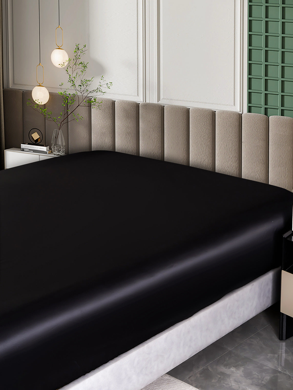 [Black] SilkSilky-CA 25Momme Sheet 005