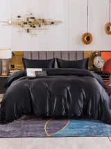[Black] SilkSilky-CA 19Momme Bedding Set 002