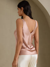 [Tuscany] SilkSilky-CA Sleeveless V Neck Camisole 002