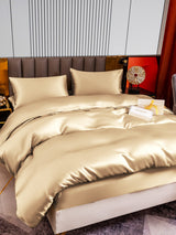 [Beige] SilkSilky-CA 22Momme Bedding Set 003
