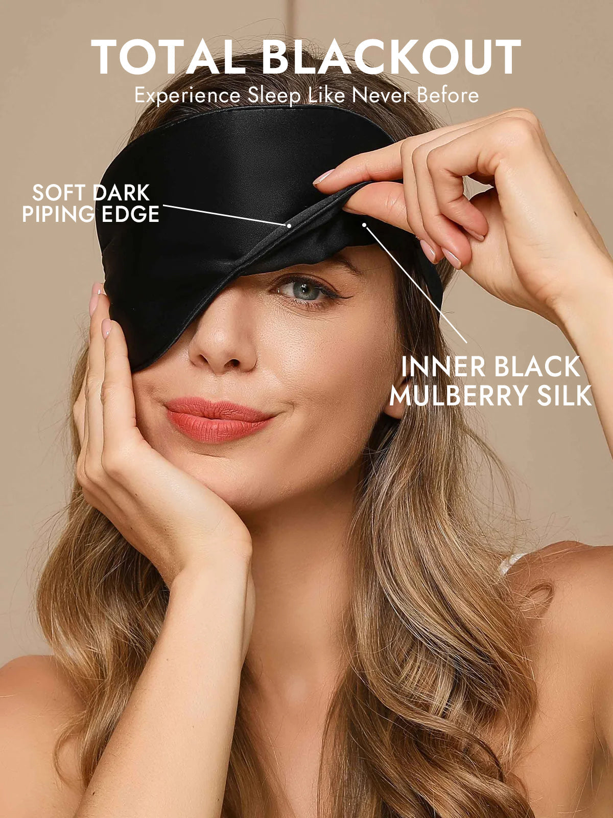 [Black] SilkSilky-CA Eye Mask 002
