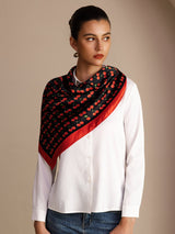 [Black Cherry] SilkSilky-CA Scarf 007