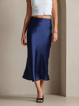 [Dark Blue] SilkSilky-CA Skirt 003